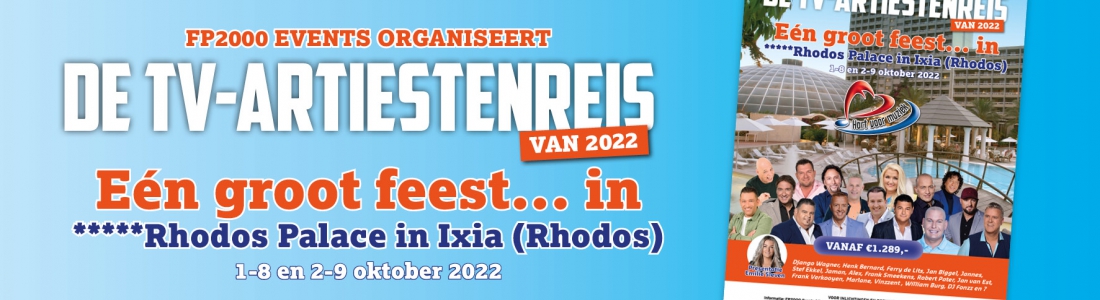 Hart voor Muziek Tv-Artiestenreis Rhodos 2022