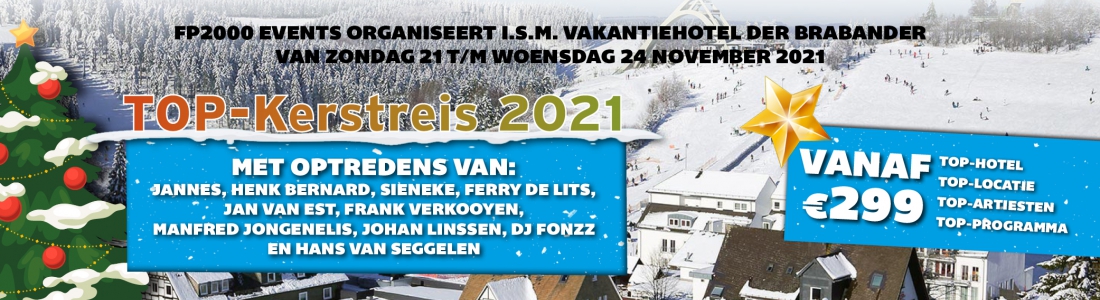 TOP-Kerstreis 21 t/m 24 november 2021