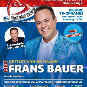 Frans Bauer artiest van de maand bij Hart voor Muziek