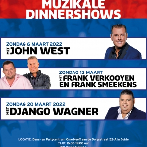 Nieuwe FP2000 Dinnershows in maart 2022