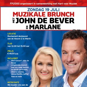 Muzikale brunch met John de Bever en Marlane