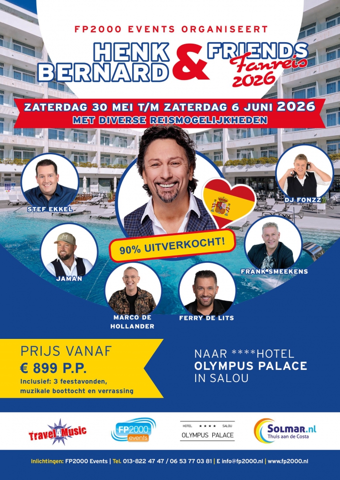 Henk Bernard & Friends Fanreis 2026