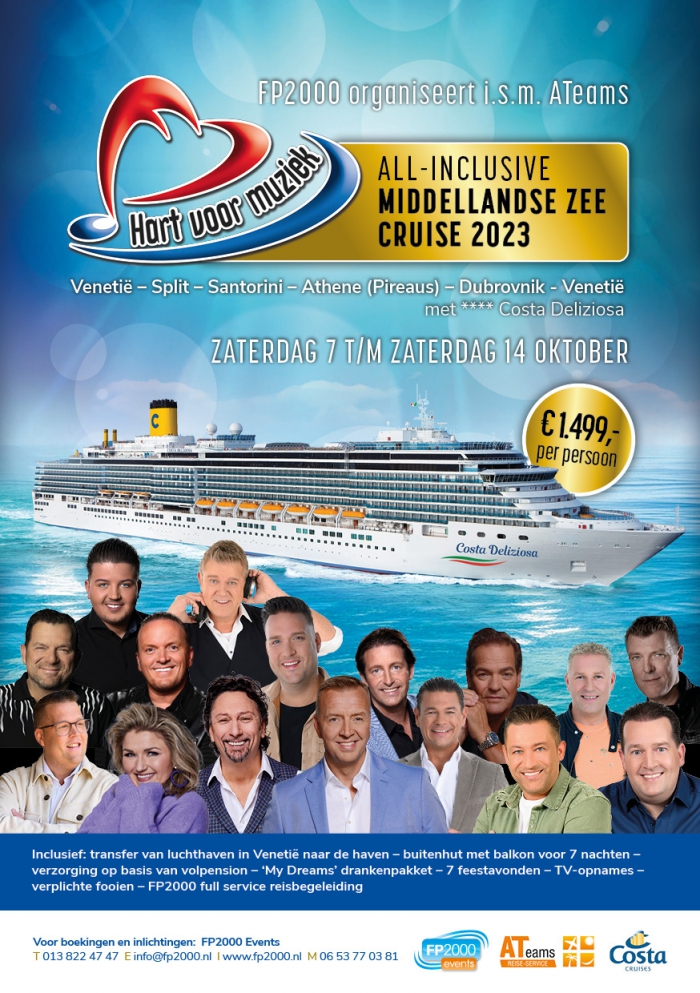 Hart voor Muziek Tv-Artiestencruise 2023