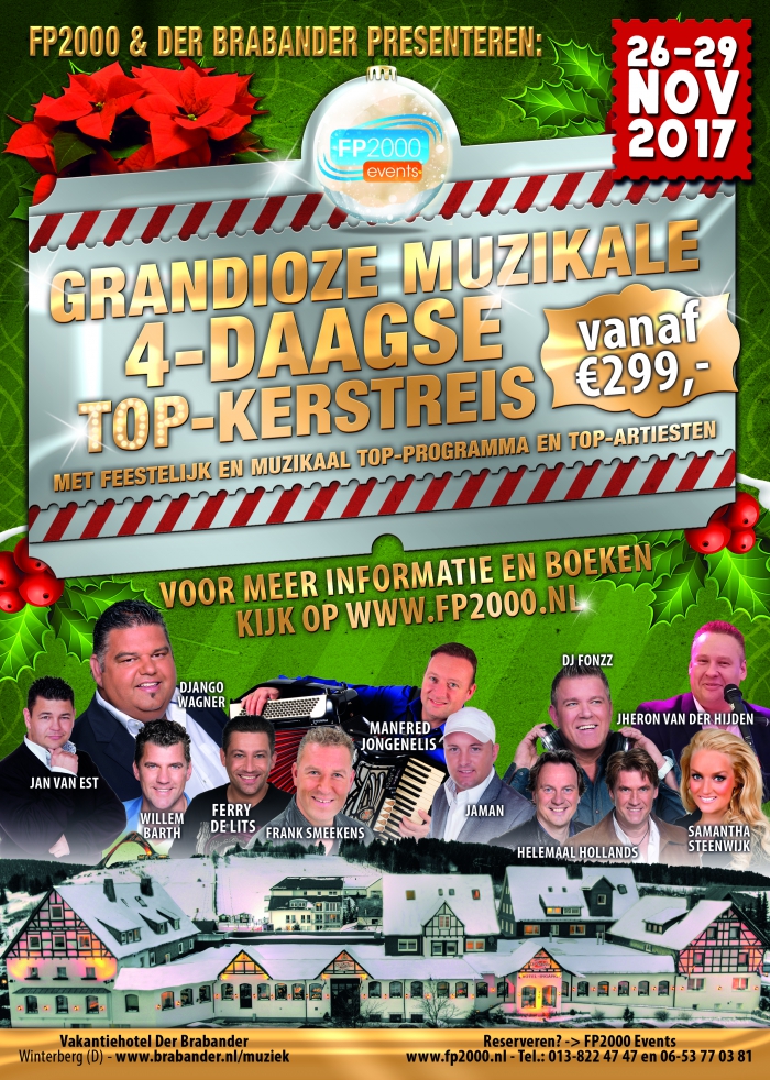 TOP - Kerstreis 26-29 november 2017