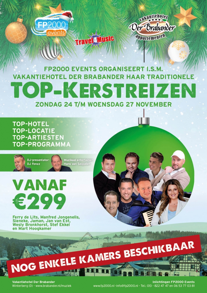 TOP-Kerstreis 24 t/m 27 november 2019