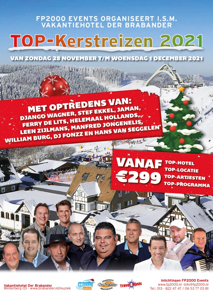 TOP-Kerstreis 28 november t/m 1 december 2021